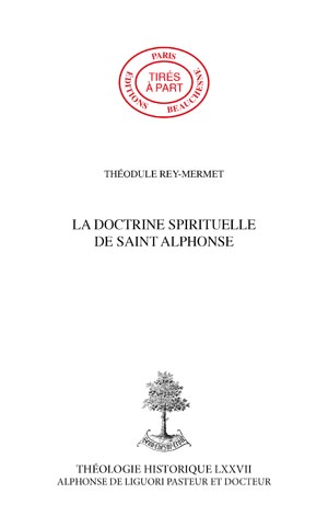 LA DOCTRINE SPIRITUELLE DE SAINT ALPHONSE